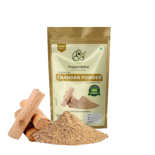 Prayod Herbal Sandalwood Face Pack Powder | Lightens Suntan, Dark Spots & Pigmentation | Prevents Acne Breakouts | Enriched with Chandan Powder for Glowing Skin & Tan Removal - 200g