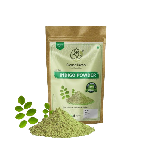 Prayod Herbal Organic Indigo Powder for Black Hair, 200g