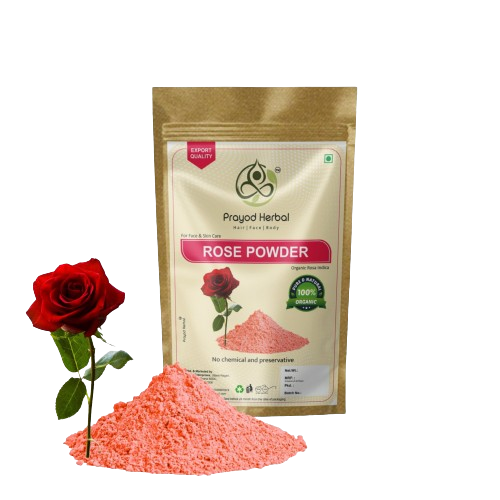Prayod Herbal Rose Powder, 100% Organic Rosa Indica for Face & Skin Care, 200g