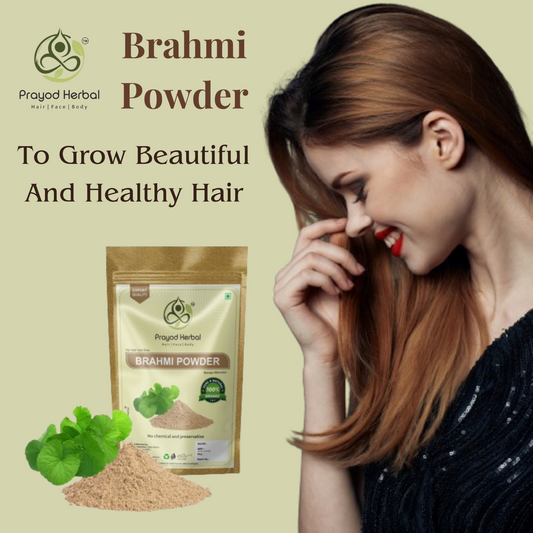 Prayod Herbal Brahmi Powder, 100% Organic Bacopa Monnieri for Hair, 200g