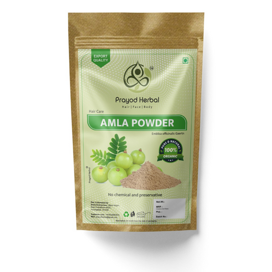 Prayod Herbal Organic Amla Powder for Hair Care, 100% Natural, Chemical-Free 200 g