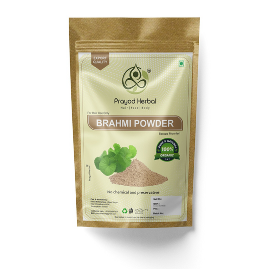 Prayod Herbal Brahmi Powder, 100% Organic Bacopa Monnieri for Hair, 200g